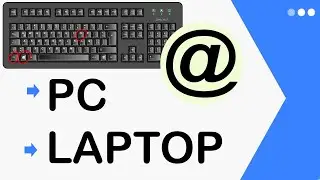 COMO PONER EL ARROBA EN CUALQUIER TECLADO PC Y LAPTOP 2020