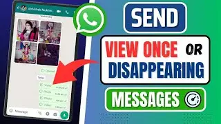 How To Send DISAPPEARING Photos On Whatsapp
