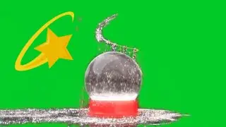 Snow Globe Green Screen