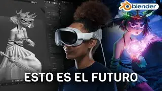 APPLE VISION PRO esta REVOLUCIONANDO el ARTE 3D en BLENDER 🤯