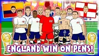 😮ENGLAND WIN ON PENS!😮 (England vs Colombia 1-1 World Cup Highlights)