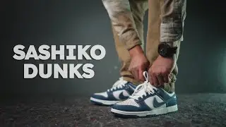 NIKE DUNK SASHIKO INDUSTRIAL BLUE: Unboxing, On Feet Look, Sizing | Detailed Honest Review.