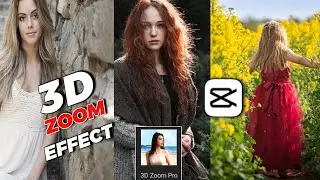 How to edit 3d zoom effect in capcut | 3d zoom capcut | Zoom in 3d | Capcut tutorial |