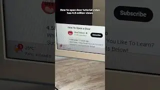 How to open door tutorial 😭😂 