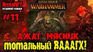 Тотальный ВААААГХ!!! // Total War: Warhammer - Ажаг-Мясник / Орки №11