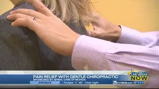 Pain relief with Dr. Devin's gentle chiropractic care