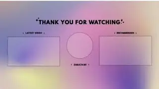How to create an end screen template for  youtube using Canva