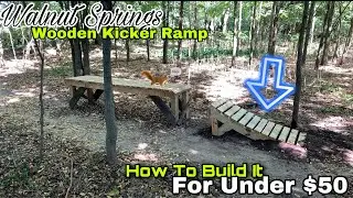 HOW TO BUILD A MOUNTAIN BIKE WOODEN KICKER RAMP: Easy and a ton of fun for any Backyard Trail