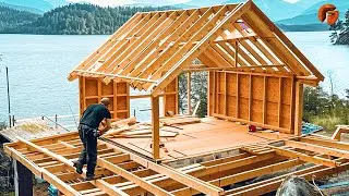 Man Spends 200 Days Building Amazing Wood Cabin | Start to Finish Build by 