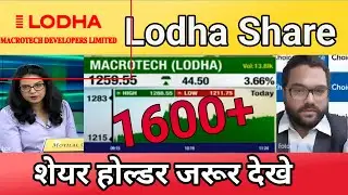 Macrotech Developers Share Latest News, LODHA Share  News Today, LODHA Share Latest News Lodha share