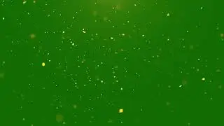 Gold Dust Particles Green Screen Video Effects / Satish Designgraphy