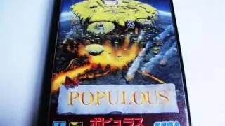 *Populous* NEW Mini Review- Sega Mega Drive (Genesis) Japanese Import