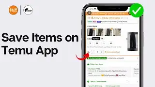 How to Save/Whishlist Items on Temu App 2024 (EASY)