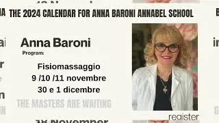 Classes at Anna Baroni Massage School in Bologna