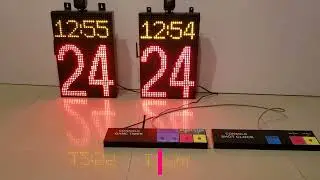 Basketball 24 secs shot clock combo18x12