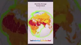monthly average temperatures maps in afro-Eurasia نقشه دمای  آفریقا-اوراسیا #world #temperature