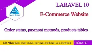 payment methods, order status, alter table, insert data Laravel Migrations | Laravel in Pashto