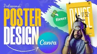 How To Create a Professional Poster in Canva under 5 Minutes | Make Money with Canva and Fiverr Tips