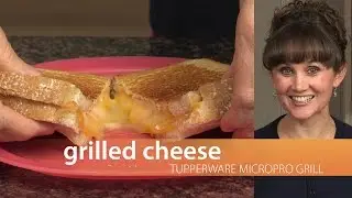 Tupperware MicroPro Grill - Grilled Cheese! Yum!