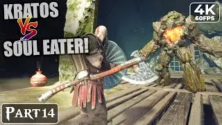 #14: Kratos vs Fire Soul Eater - God of War 4 PC Gameplay (4k 60FPS)