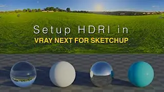 Setup HDRI in Vray Next for Sketchup 2019