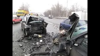 Жёсткая авария на трассе Одесса - Киев