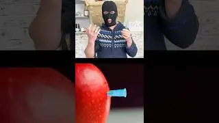 Проверка арбалета из шприца