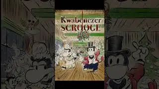 Christmas Card Kwabenezer Scrooge