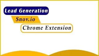 Snov.io – Chrome Extension || free chrome extension for Lead Generation || how to use Snov.io free