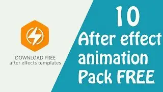 10 After Effect logo animation Pack - Free After effect templates