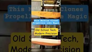 This Wood Lathe Duplicator Replicates Propellers with Surgical Precision