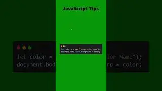 JavaScript Tips to Switch Background Color