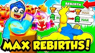 I Got MAX REBIRTHS In Arm Wrestle Simulator AND BECAME OP!