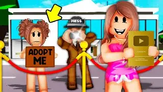 I Got ADOPTED By A FAMOUS YOUTUBER In Brookhaven RP!