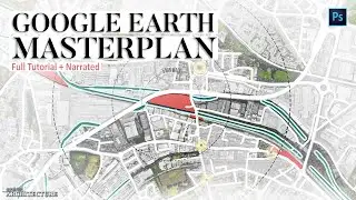 Google Earth Master Plan in Photoshop [ Quickest Method ]