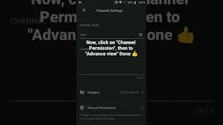 How to access Channel Permission 🔐 Advance view Settings in Discord Mobile #roduz #discord #tutorial