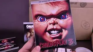 Scream Factory Childs Play 1-3 + 5 Posters + 2 Slipcovers Unboxing! @TheReviewSpot