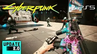 Cyberpunk 2077 PS5 Free Roam & Fight [UPDATE 2.0] Performance Mode 60FPS
