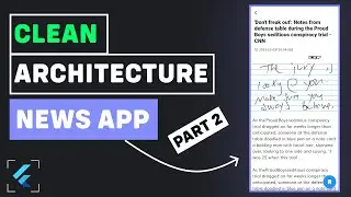 Build A News App - Define Entities Classes | PART 2 - Flutter Clean Architecture