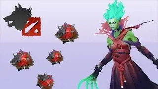 Dota 2 фишка с профеткой. Теперь может уничтожать мины текиса без гема и без вреда себе