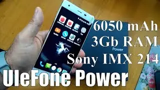 Ulefone Power 6050 mAh обзор, тесты на русском