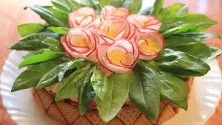 ЛЕГКИЙ И ВКУСНЫЙ САЛАТ "ФИАЛКА" Ay COOK