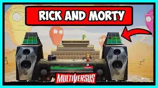 HOW TO PLAY LOCAL MULTIPLAYER IN NEW MAP MULTIVERSUS *CROMULONS* RICK AND MORTY MAP