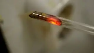 Горение железа в хлоре / Burning of iron in chlorine