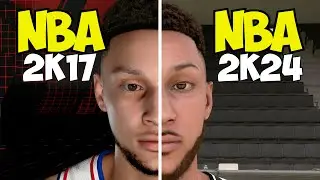 Evolution of Ben Simmons In NBA 2K Games  (NBA 2K17 - NBA 2K24)