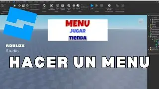 Como HACER UN MENU en Roblox Studio 2024