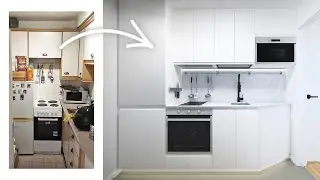 ARCHITECT REDESIGNS - The Worlds Smallest Kitchen - 39sqft/3.6sqm