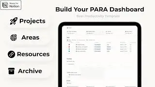 FREE PARA Dashboard: The Ultimate Second Brain Notion Template!