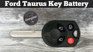 How To Change Ford Taurus Key Fob Battery 2008 - 2010 DIY Replace Taurus Remote Fob Batteries