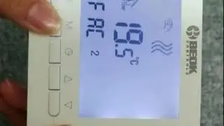 Why my new BOT-313WIFI thermostat has no wifi symbol?